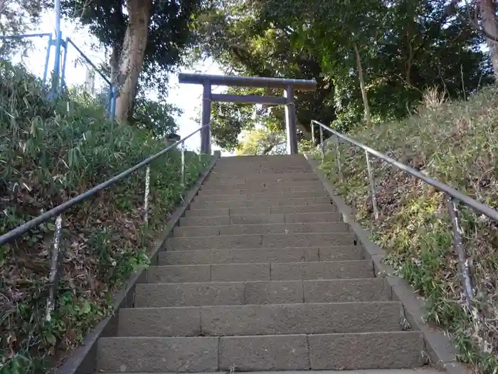 宮沢神明社の鳥居