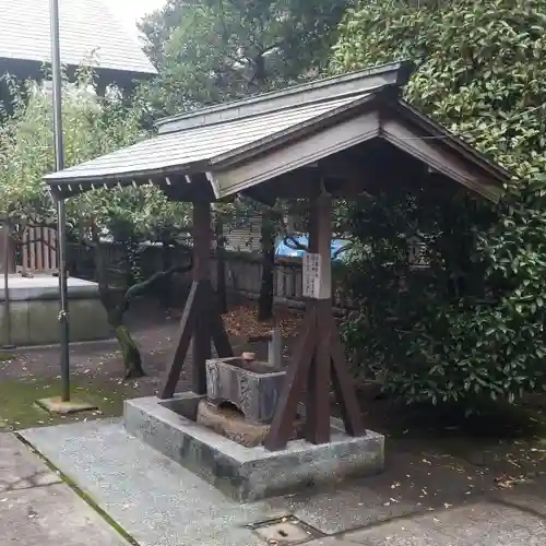 國領神社の手水舎
