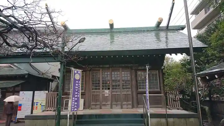 國領神社の本殿・本堂