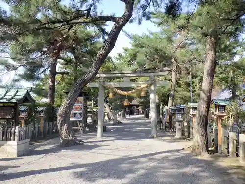 建部大社の鳥居