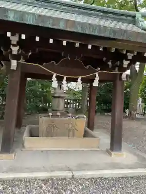 溝旗神社（肇國神社）の手水舎