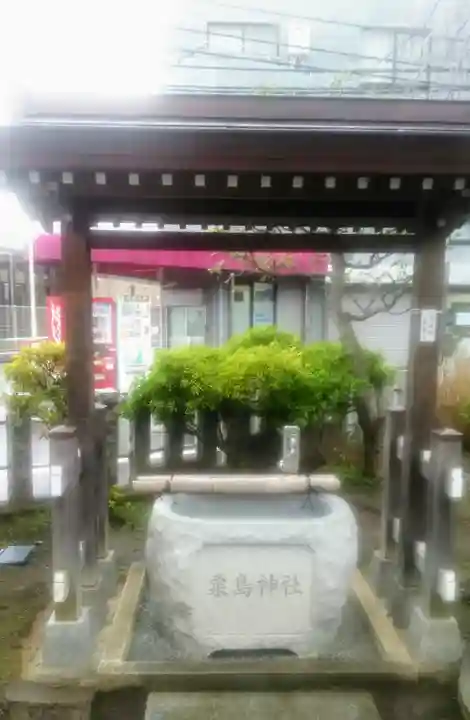 粟島神社の手水舎