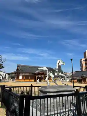 大窪八幡宮の像