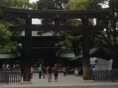 明治神宮の鳥居