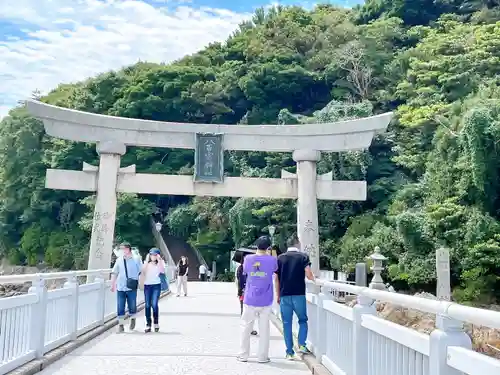 八百富神社の鳥居