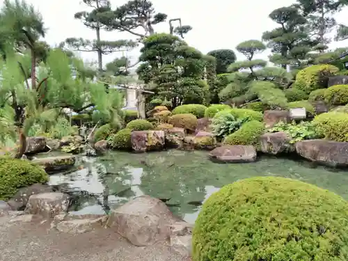 甲斐善光寺の庭園