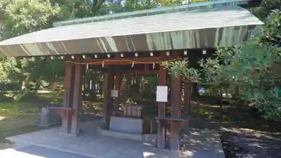 石川護國神社の手水舎