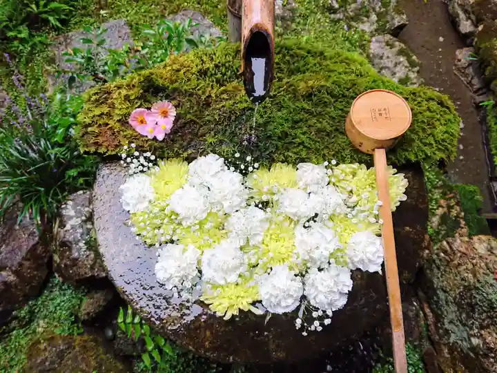 柳谷観音 楊谷寺の手水舎