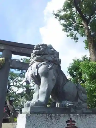 佐谷田神社の狛犬