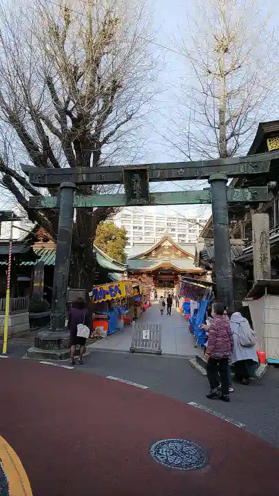 湯島天満宮の鳥居