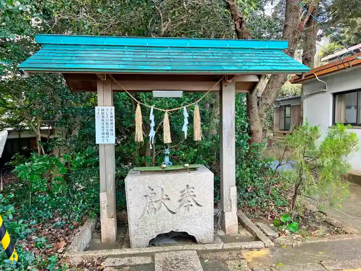 豊功神社の手水舎
