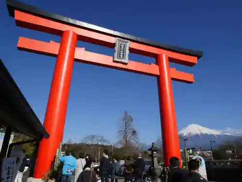 富士山本宮浅間大社の鳥居