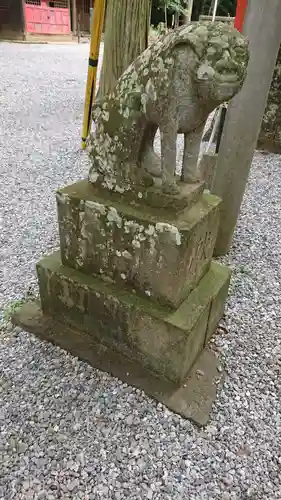 間々田八幡宮の狛犬