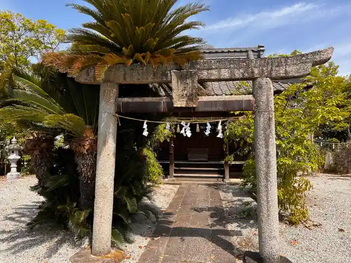 ちきり神社(榺神社)の鳥居