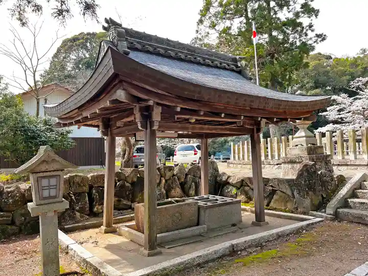 大嶋神社奥津嶋神社の手水舎