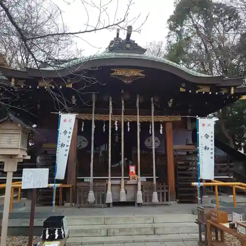 鎮守氷川神社の本殿