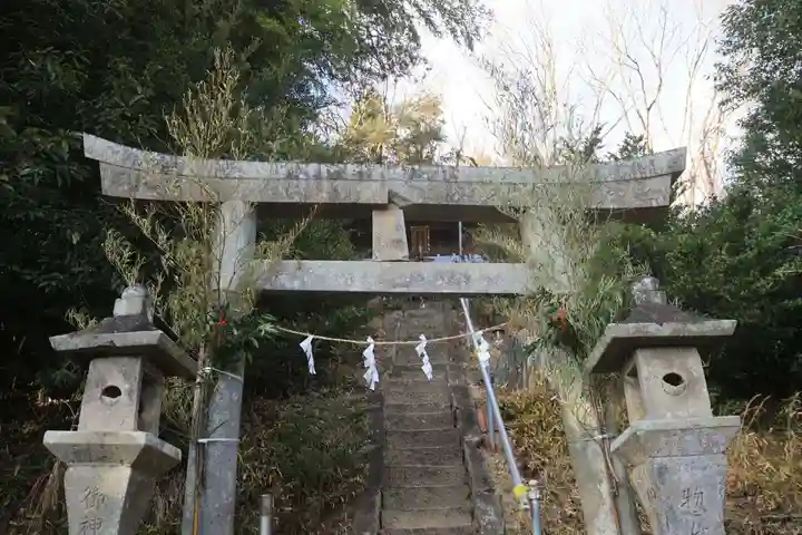 大六天麻王神社の鳥居