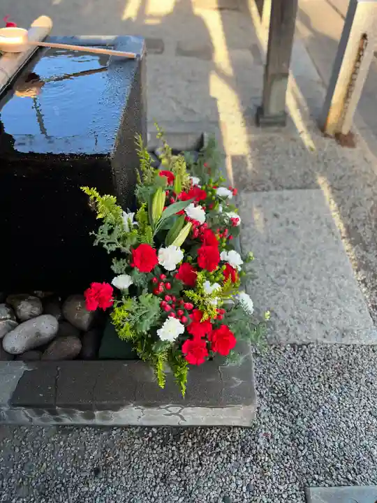 上尾御嶽神社の手水舎