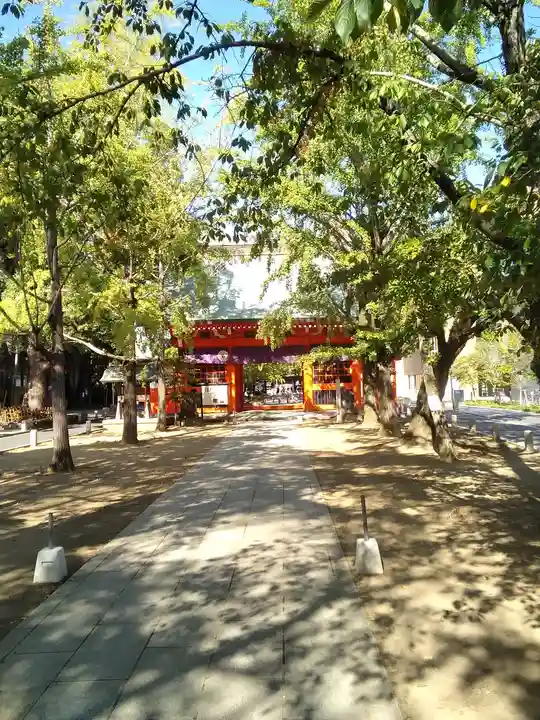 葛飾八幡宮の山門・神門