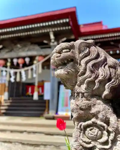 伊達神社の狛犬