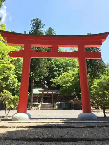 丹生川上神社（下社）の鳥居