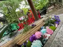 新田神社の手水