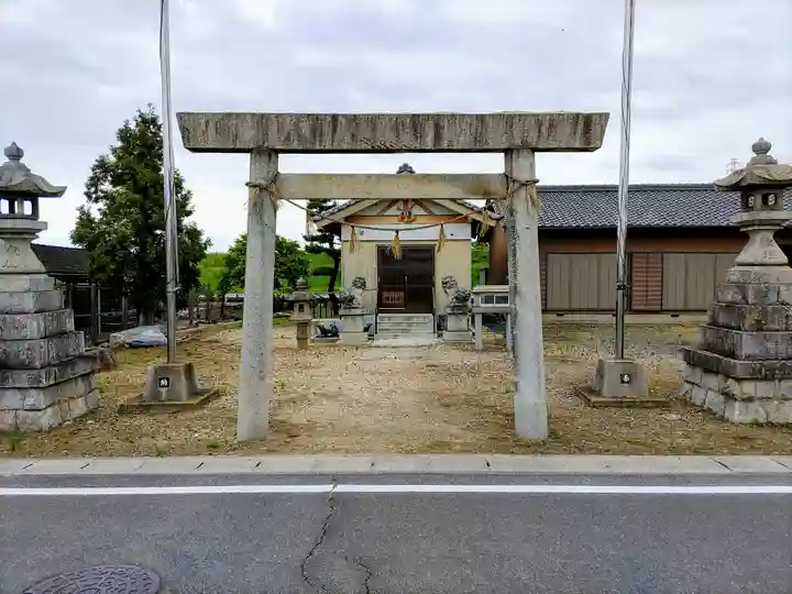 神明社(三福)の鳥居