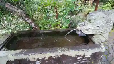龍の入不動尊の手水舎