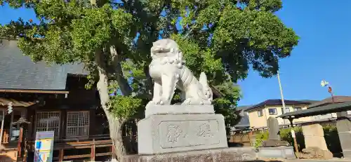 西根神社の狛犬