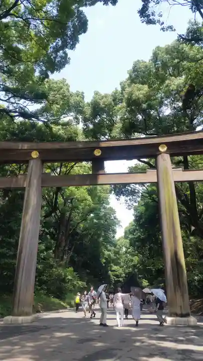 明治神宮の鳥居