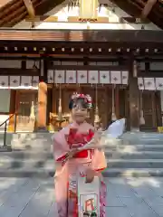 新琴似神社の七五三参