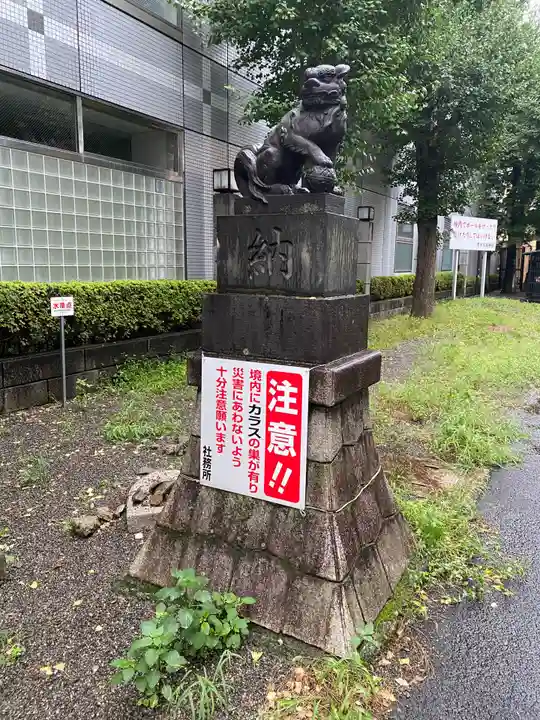 市守大鳥神社の狛犬