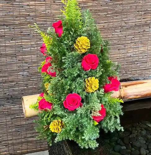 上尾御嶽神社の手水