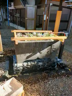 上目黒氷川神社の手水舎