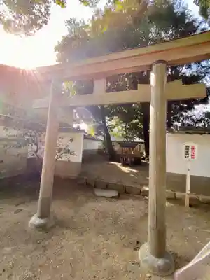 大直禰子神社の鳥居