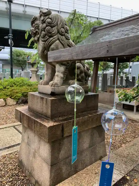 南宮宇佐八幡神社(脇浜神社)の狛犬