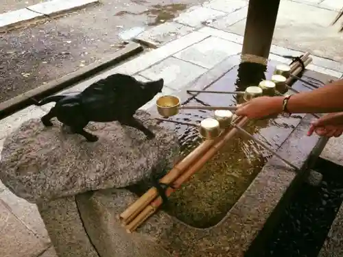 摩利支天堂 禅居庵の手水舎