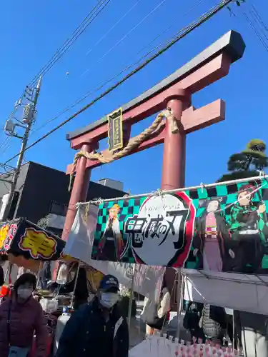 笠間稲荷神社の鳥居