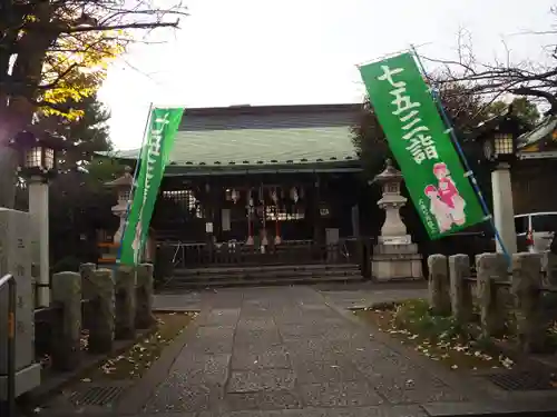 新宿下落合氷川神社の本殿・本堂