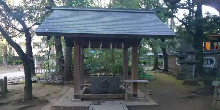 赤坂氷川神社の手水舎