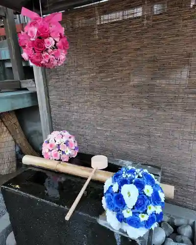 上尾御嶽神社の手水舎