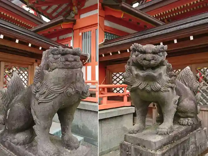 八代神社の狛犬