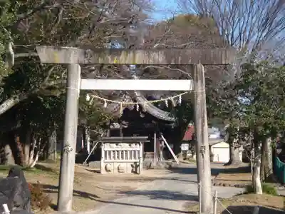 生田明神社(大山寺町)の鳥居