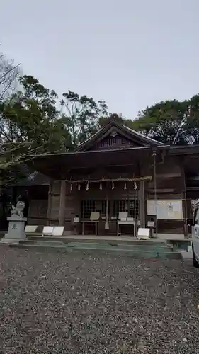 阿波々神社の本殿・本堂