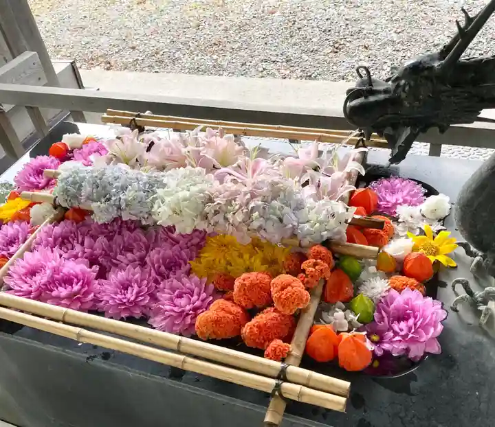 江南神社の手水舎