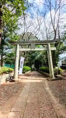 前原御嶽神社の鳥居