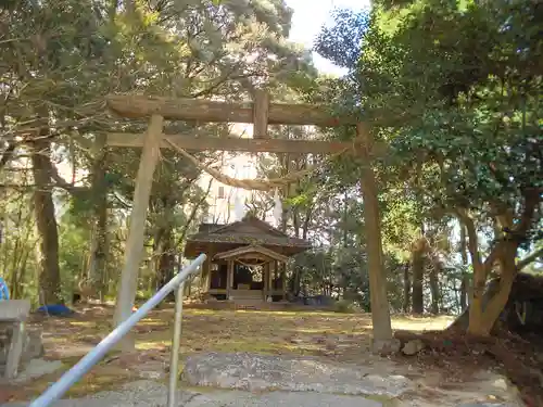 松谷阿蘇神社の鳥居