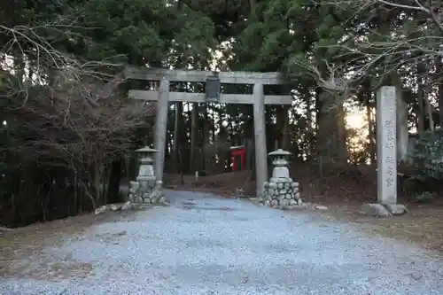 砥鹿神社（奥宮）の鳥居