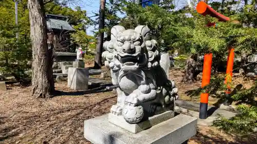 富良野神社の狛犬