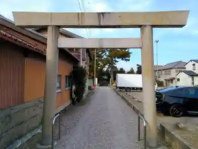 新林神明社の鳥居